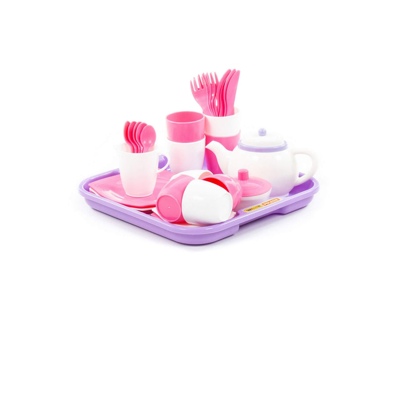 Polesie Pink Tea and Dinner Set 35 Piece (7705291653275)