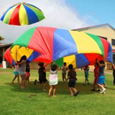 PLAYFREE Kids Parachute - 4.2m With Handles