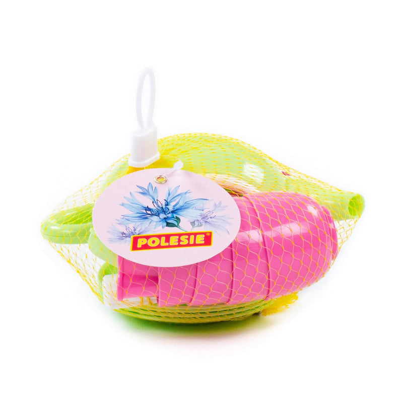 Polesie Kids Tea Set 16 Piece - pink and green (7705322291355)
