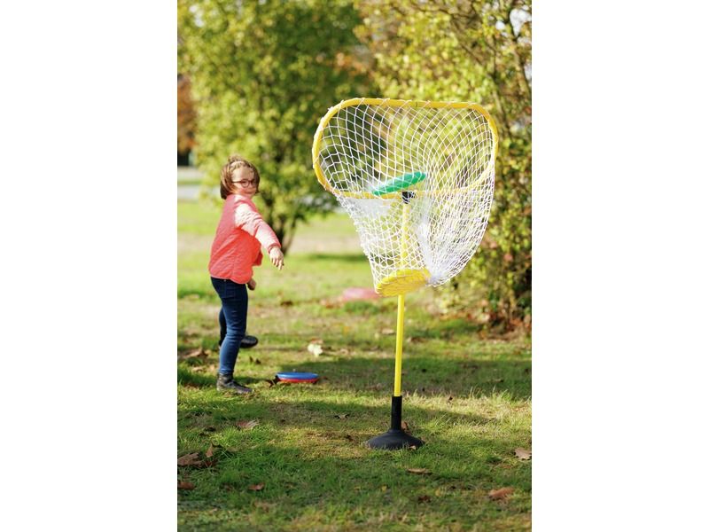 Throw And Target Game (Goal & 4 Flying Discs)