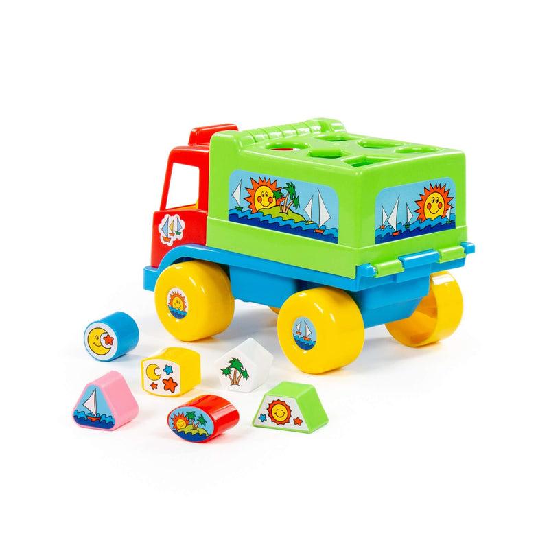 Polesie Shape Sorting  Truck with Geometric Shapes