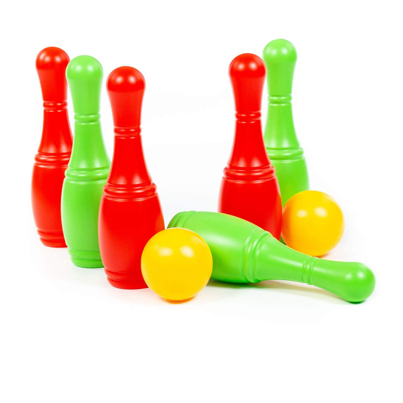 Polesie Skittles Bowling Set 8 Pieces (7690241409179)