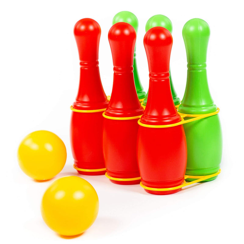 Polesie Skittles Bowling Set 8 Pieces (7690241409179)