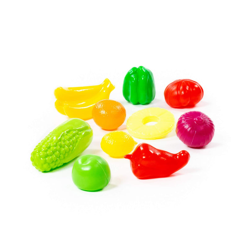 Polesie Toy Fruit and Vegetable Play Food Set 10 Piece (7710952915099)