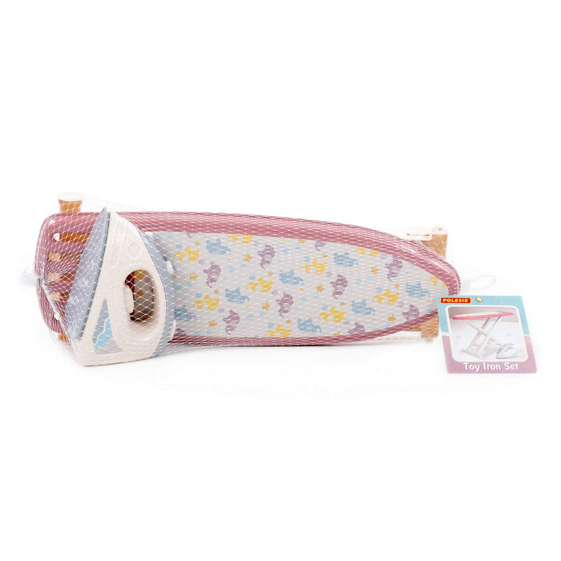 Polesie Ironing Board With Toy Iron Playset - Pink