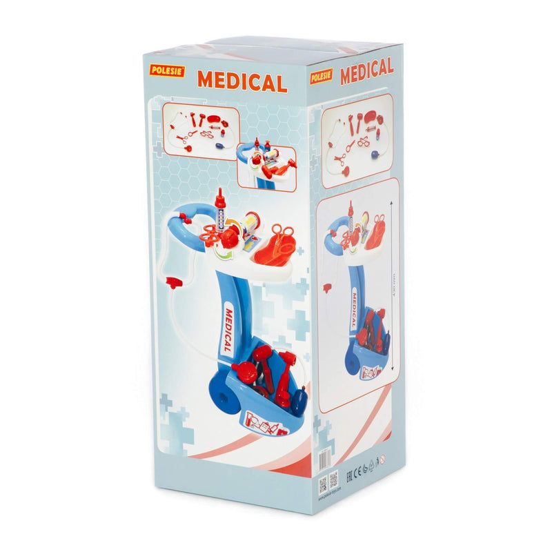 Polesie Blue Role Play Doctor/Nurse Set For Boys 10 Piece Doctor and Nurse Role Play Set For Boys 9 Piece (7712320913563)