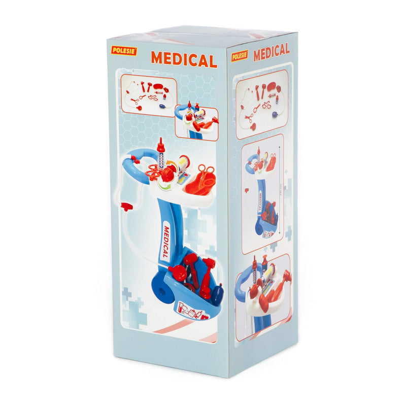 Polesie Blue Role Play Doctor/Nurse Set For Boys 10 Piece Doctor and Nurse Role Play Set For Boys 9 Piece (7712320913563)