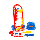 Polesie Tools Playset on Trolley with Helmet 14 Piece (7712336478363)