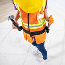 Construction Costume With Helmet & Accessories (Orange Reflective)