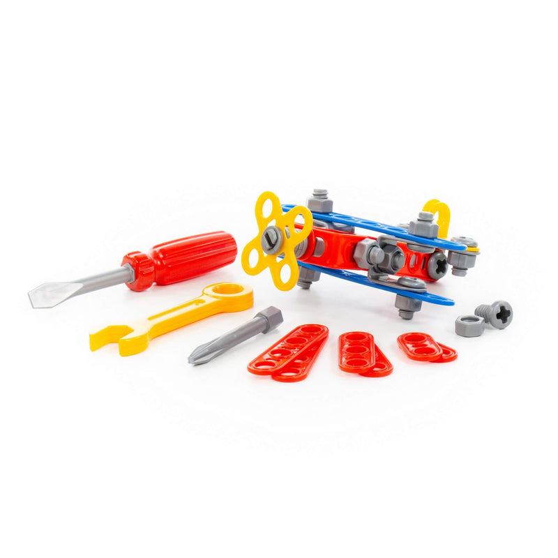 Polesie Construction Set Young Engineer 57 Piece (7712338346139)