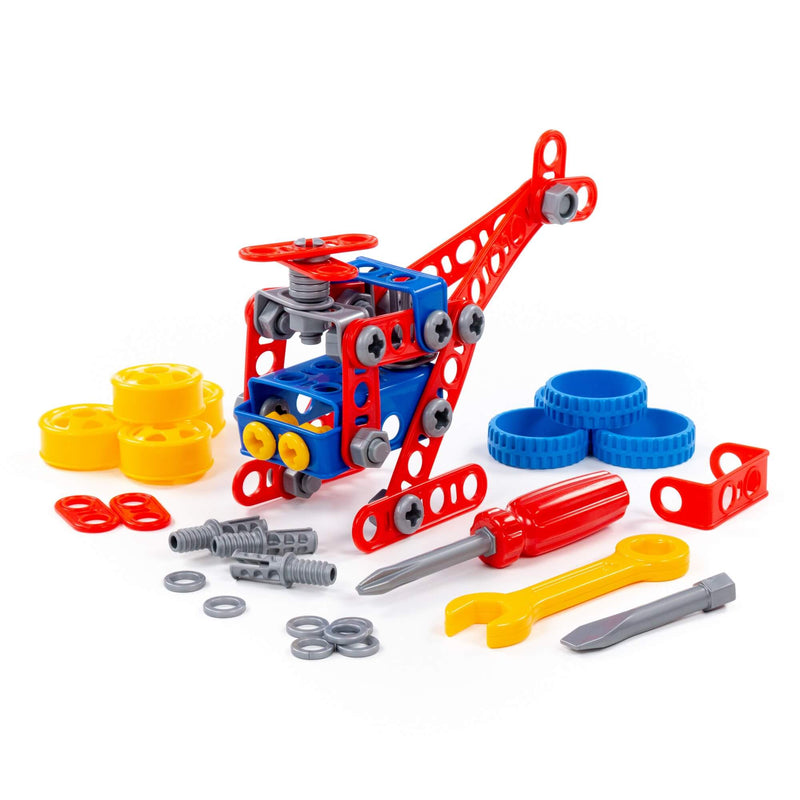 Polesie Construction Set Young Engineer 91 Piece (7712350732443)