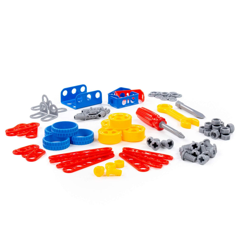 Polesie Construction Set Young Engineer 91 Piece (7712350732443)