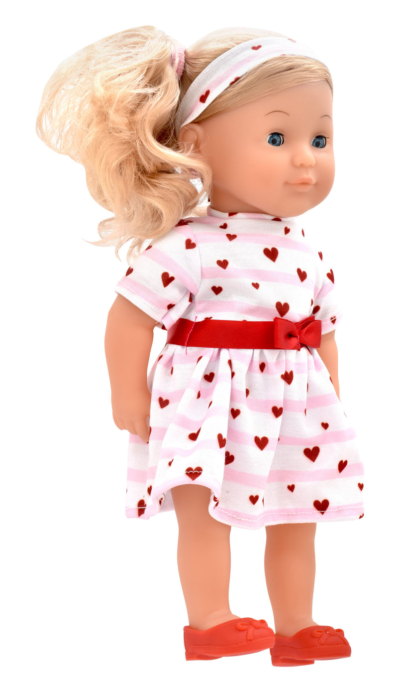 Dollsworld Charlotte Doll With Blonde Side Pony Tail 36cm (14") (7769914671259)