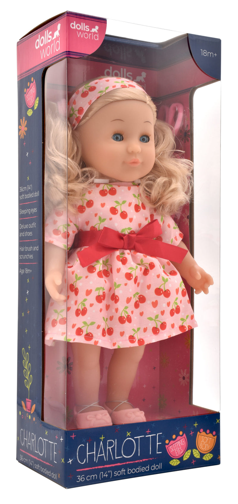 Dollsworld Charlotte Doll With Blonde Hair and Accessories 36cm (14") (7769899303067)
