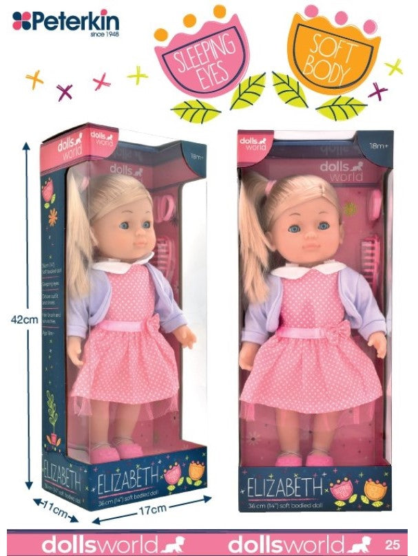 Dollsworld Elizabeth Doll With Accessories