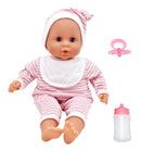 Dollsworld Baby Joy Doll 38cm (15”) – Pink Outfit– Soft Body & Sleeping Eyes
