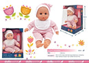Dollsworld Baby Joy Doll 38cm (15”) – Pink Outfit– Soft Body & Sleeping Eyes