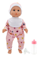 Dollsworld Baby Joy Doll 38cm (15”) – Floral Outfit– Soft Body & Sleeping Eyes