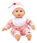 Dollsworld Baby Joy Doll 38cm (15”) – Floral Outfit– Soft Body & Sleeping Eyes