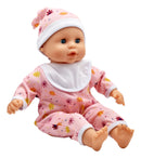 Dollsworld Baby Joy Doll 38cm (15”) – Floral Outfit– Soft Body & Sleeping Eyes