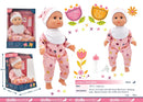 Dollsworld Baby Joy Doll 38cm (15”) – Floral Outfit– Soft Body & Sleeping Eyes