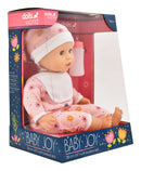 Dollsworld Baby Joy Doll 38cm (15”) – Floral Outfit– Soft Body & Sleeping Eyes