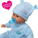 Dollsworld Little Treasure Baby Doll 38cm (15”) Blue Outfit