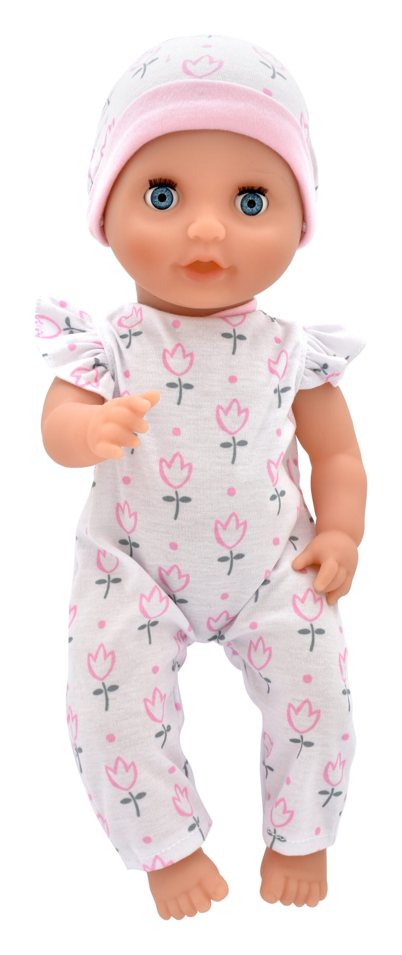 Dolllsworld Baby Tinkles Drink and Wet  Doll 38cm (15") with Accessories