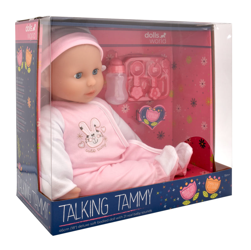 Dollsworld Talking Tammy Interactive Doll with 21 sounds 46cm (18") (7769811058843)