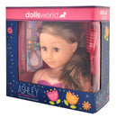 Dollworld Ashley Brunette Styling Head Doll Playset NEW (7769745850523)