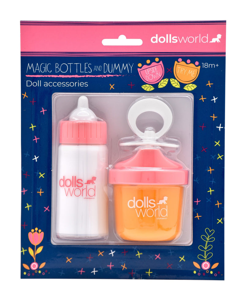 Dollsworld Magic Bottles Set Includes Two Magic Bottles & Dummy