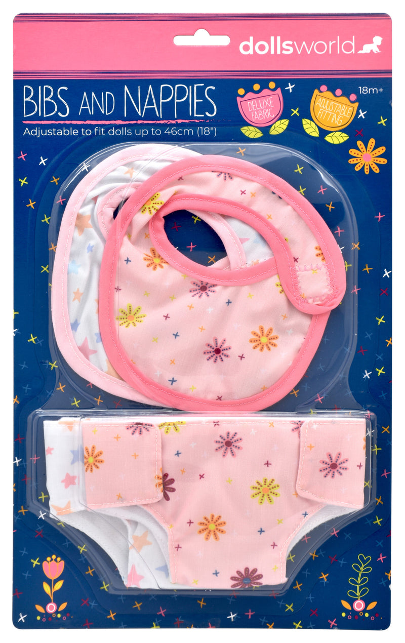 Dollsworld Bibs and Nappies for Dolls Playset (7769776619675)