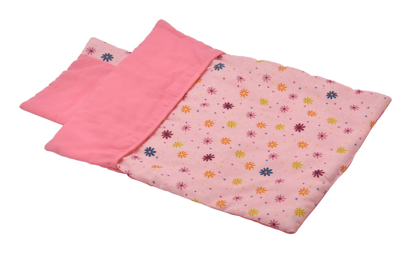Dollsworld Quilt Blanket and Pillow Set - Flower Design (7769765314715)