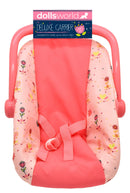 Dollsworld Doll Car Seat Carrier Flower Print