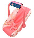 Dollsworld Doll Car Seat Carrier Flower Print