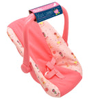 Dollsworld Doll Car Seat Carrier Flower Print