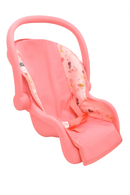 Dollsworld Deluxe Baby Carseat Carrier Floral Pattern