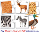 Creatives Animals & Their Skins Find and Match Memory Game