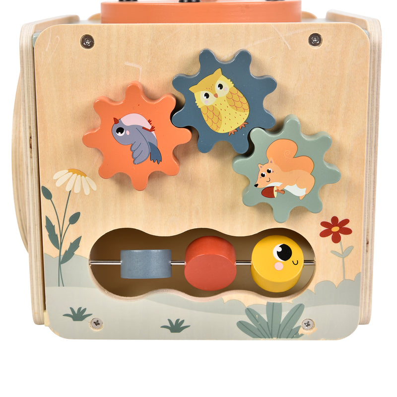 Zookabee Large 5-in-1 Wooden Activity Cube - Forest