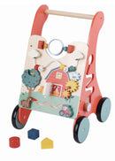 Zookabee Wooden Activity Walker with Multi Busy Boards - Farm