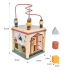 Zookabee 5-in-1 Wooden Activity Cube - Farm