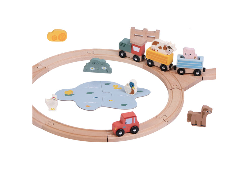 Zookabee Farm Train Set - 43pc