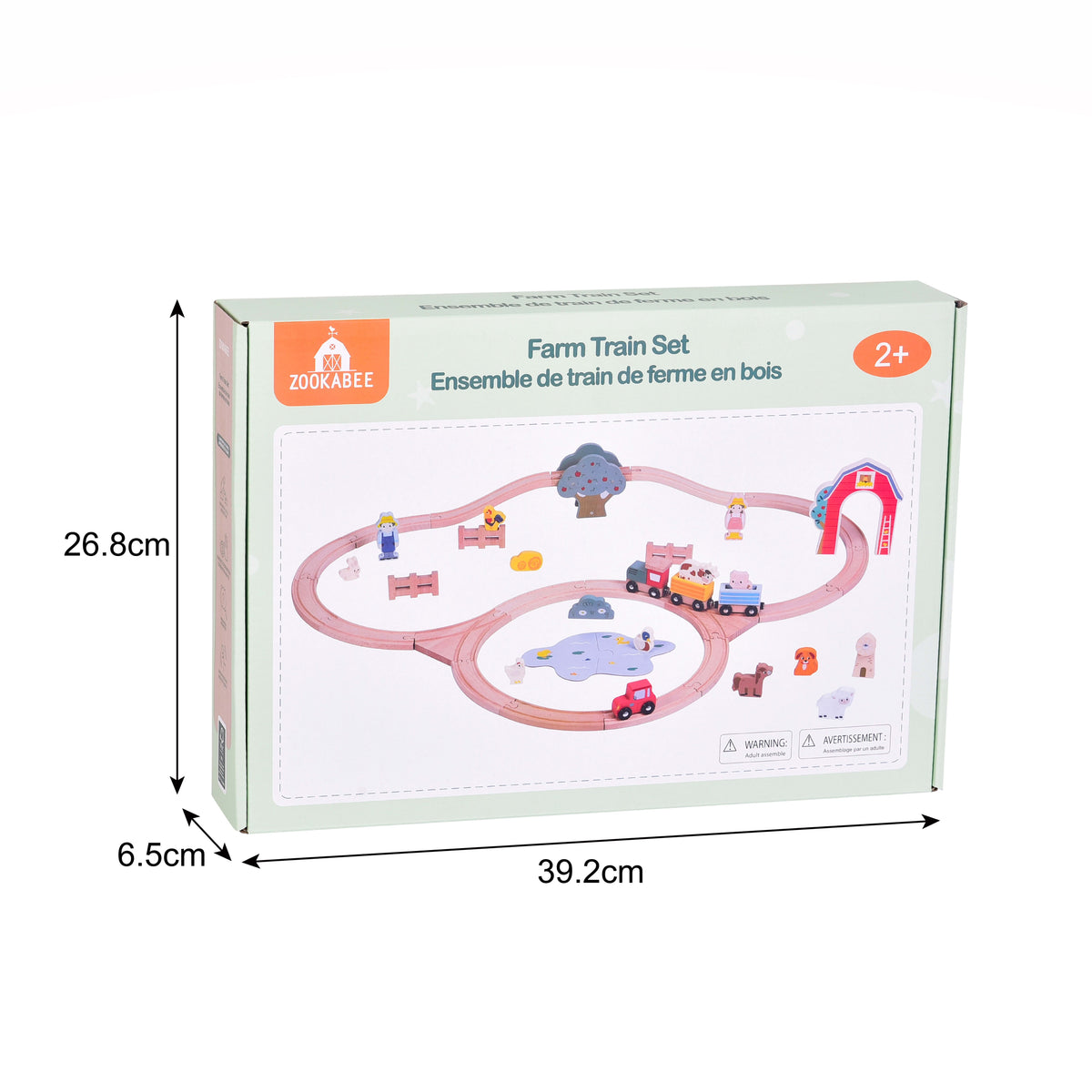 Zookabee Farm Train Set - 43pc