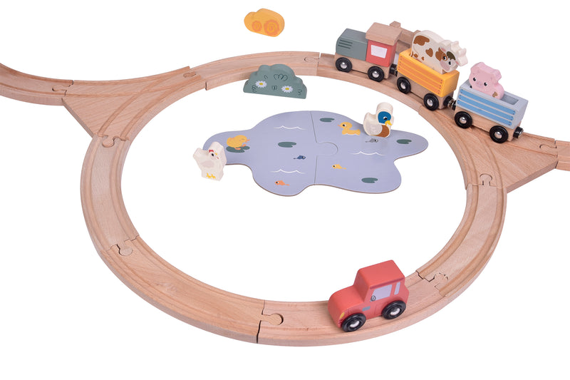 Zookabee Farm Train Set - 43pc