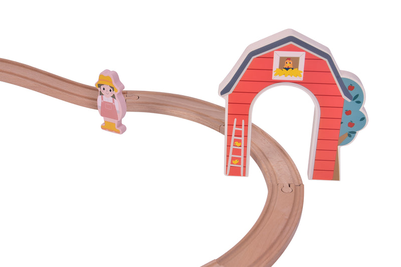 Zookabee Farm Train Set - 43pc