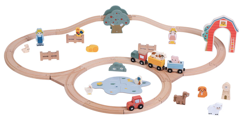 Zookabee Farm Train Set - 43pc