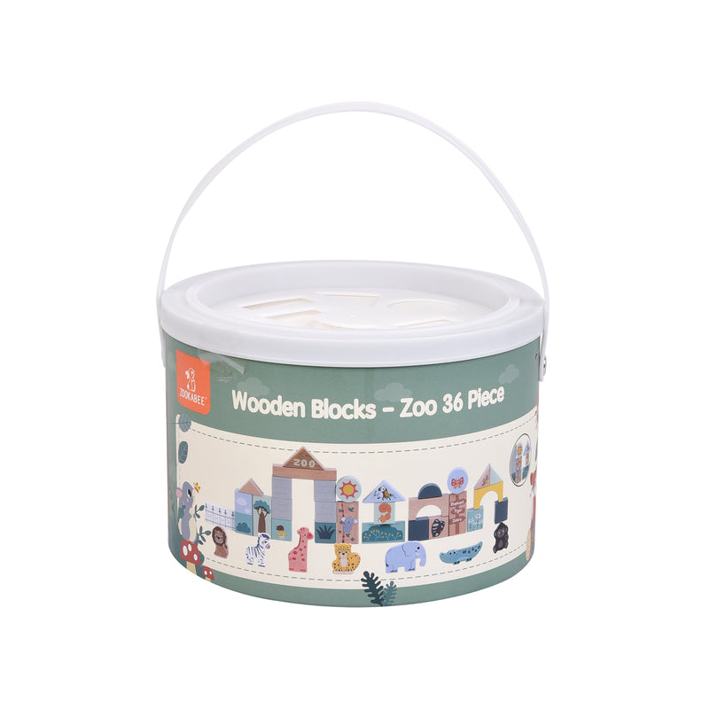 Zookabee Wooden Blocks - Zoo 50pc