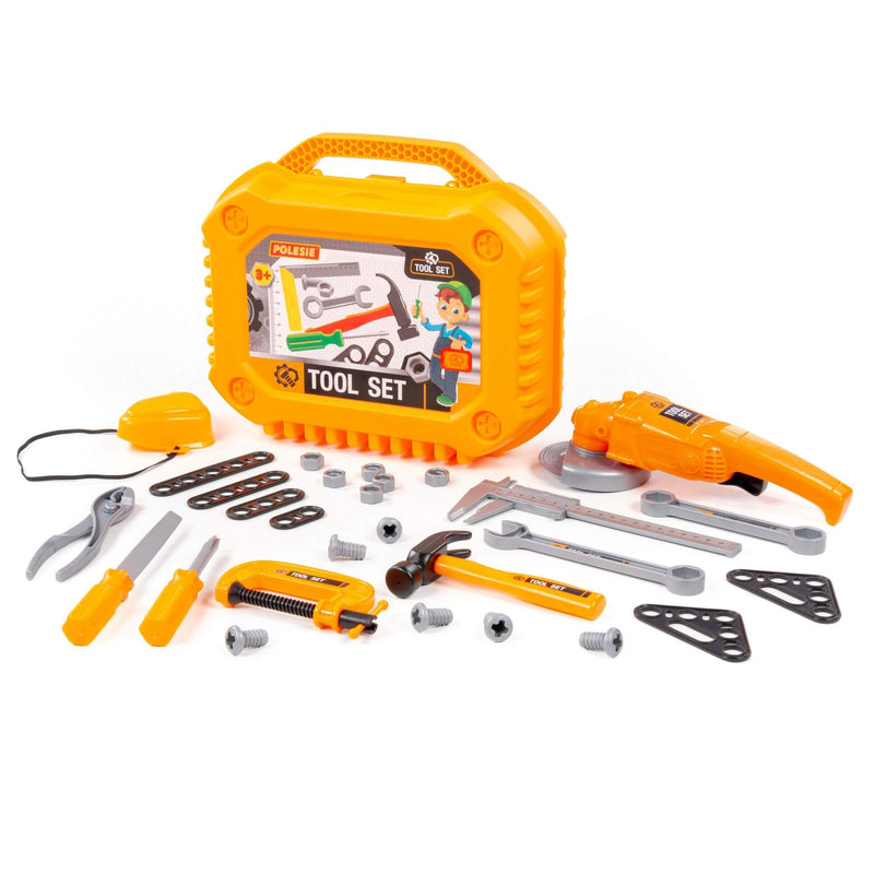 Polesie Orange Tool Box with 30pc Tool Set (7714631024795)