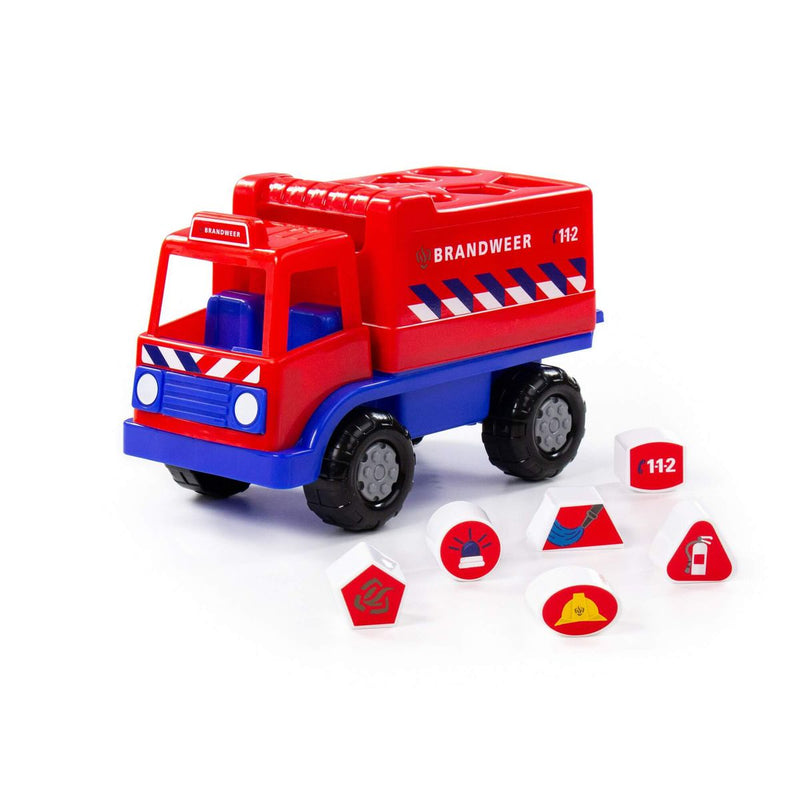 Polesie Shape Sorting Fire Truck