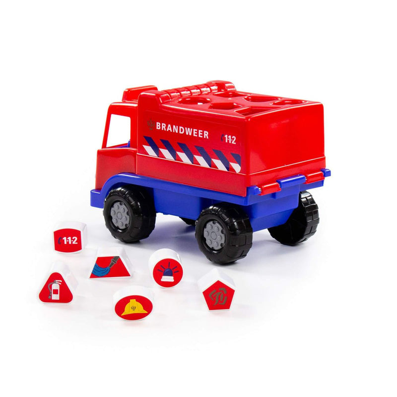 Polesie Shape Sorting Fire Truck
